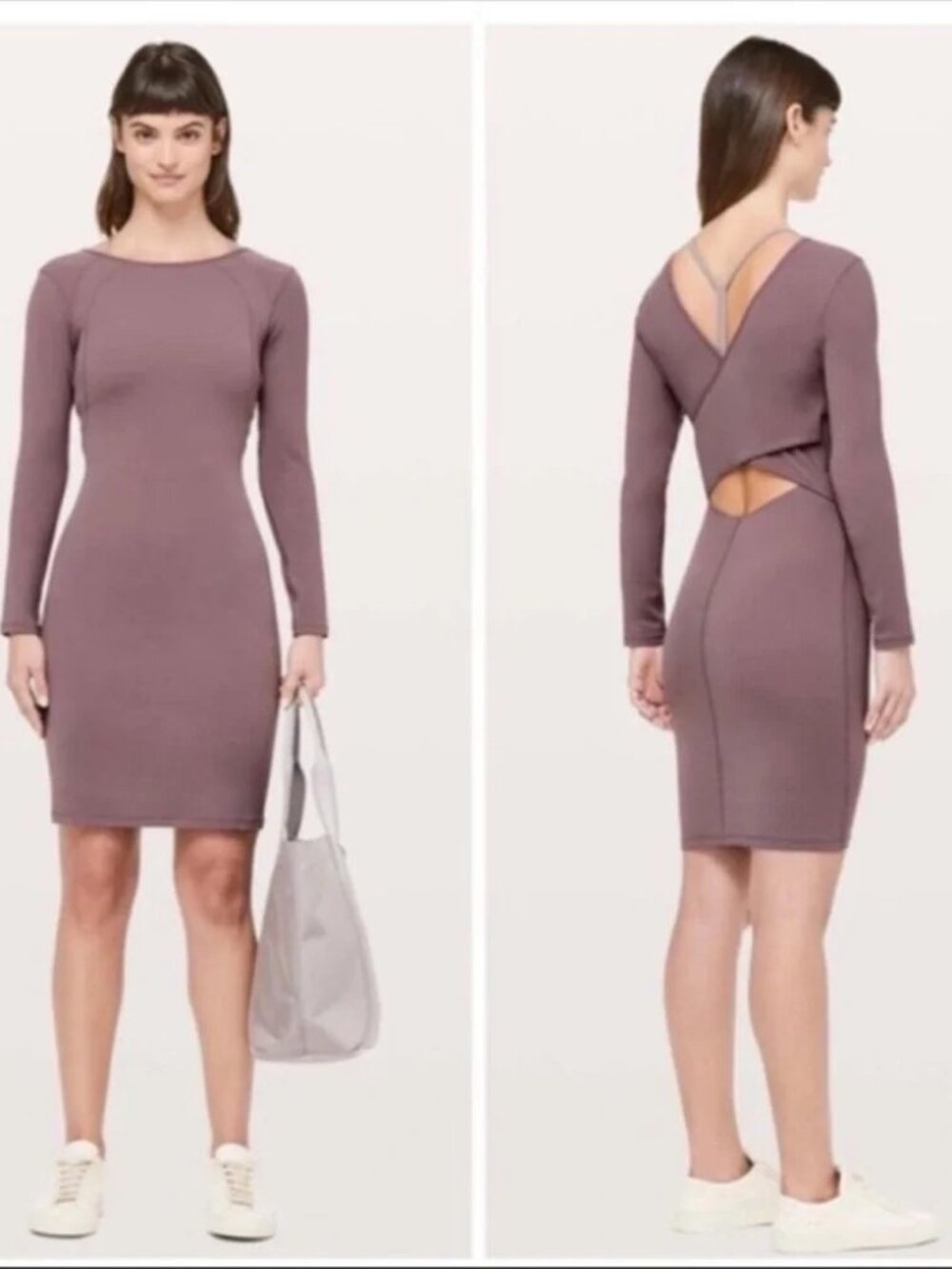 Lululemon Contour Dress In Antique Bark